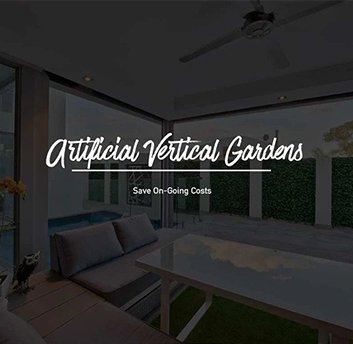 Save On-Going Costs Using Artificial Vertical Gardens - Designer Vertical Gardens