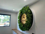 150cm Tropical Green Artificial Vertical Garden Disc - Designer Vertical Gardens artificial garden wall plants artificial green wall australia