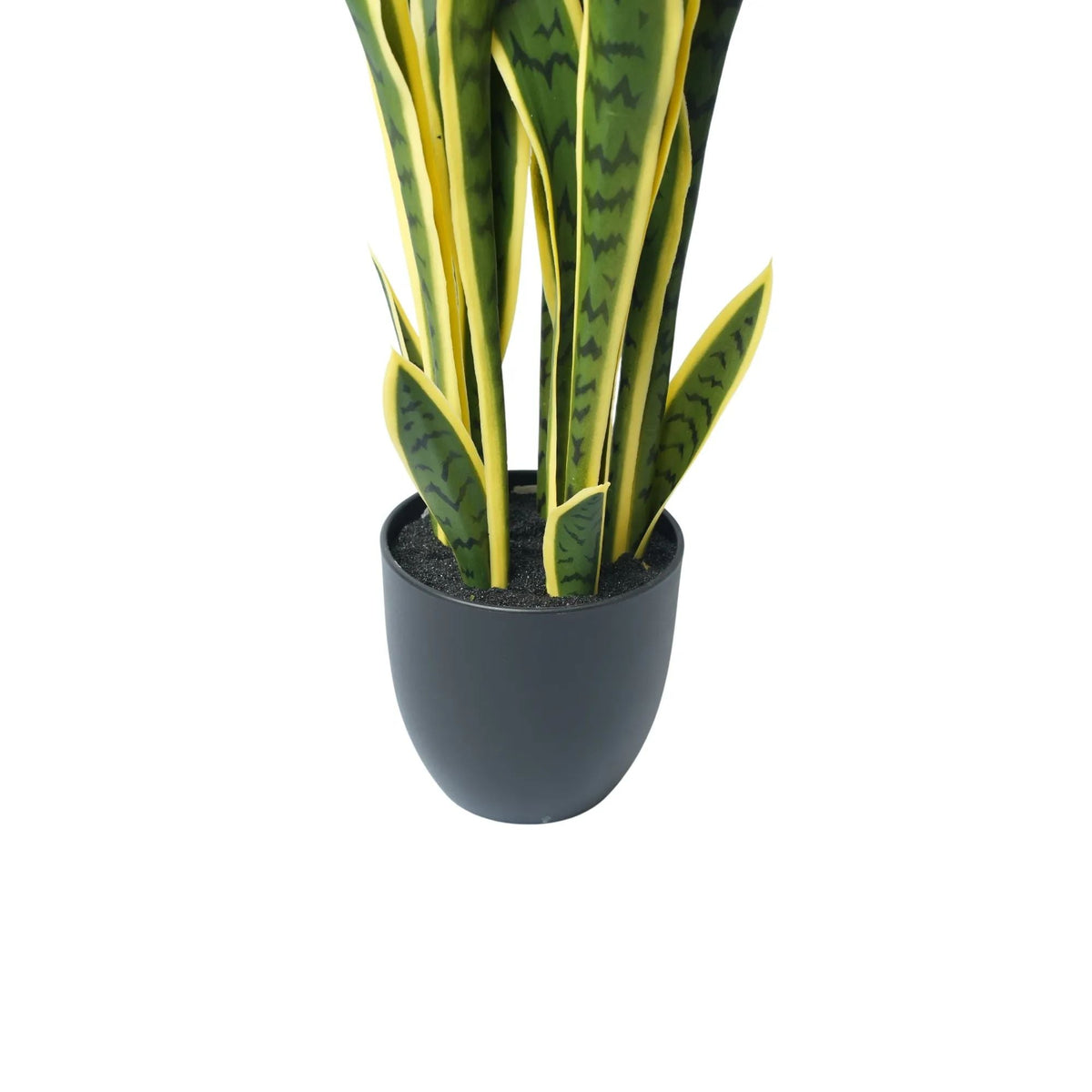 Artificial (faux) Mother in Law Tongue / Yellow Tongue Snake Plant UV Resistant 100CM - Designer Vertical Gardens artificial green wall sydney artificial vertical garden melbourne