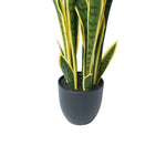 Artificial (faux) Mother in Law Tongue / Yellow Tongue Snake Plant UV Resistant 100CM - Designer Vertical Gardens artificial green wall sydney artificial vertical garden melbourne