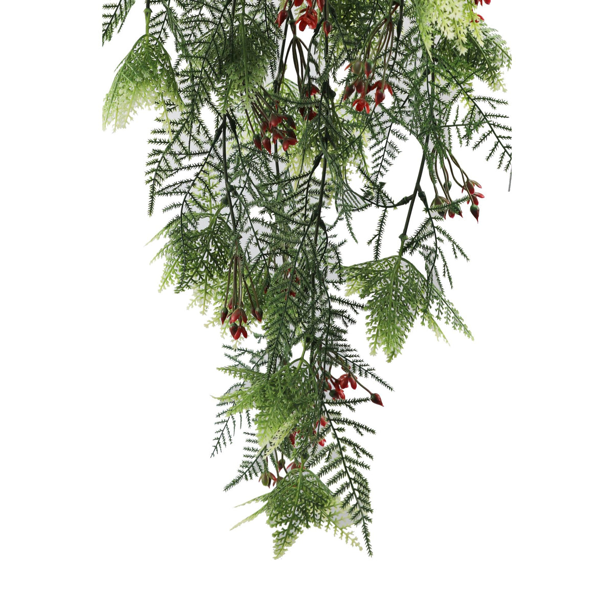 Artificial Hanging Christmas Myrtle And Flowering Holly UV Resistant 78cm - Designer Vertical Gardens artificial flower backdrop Artificial flower bouquet