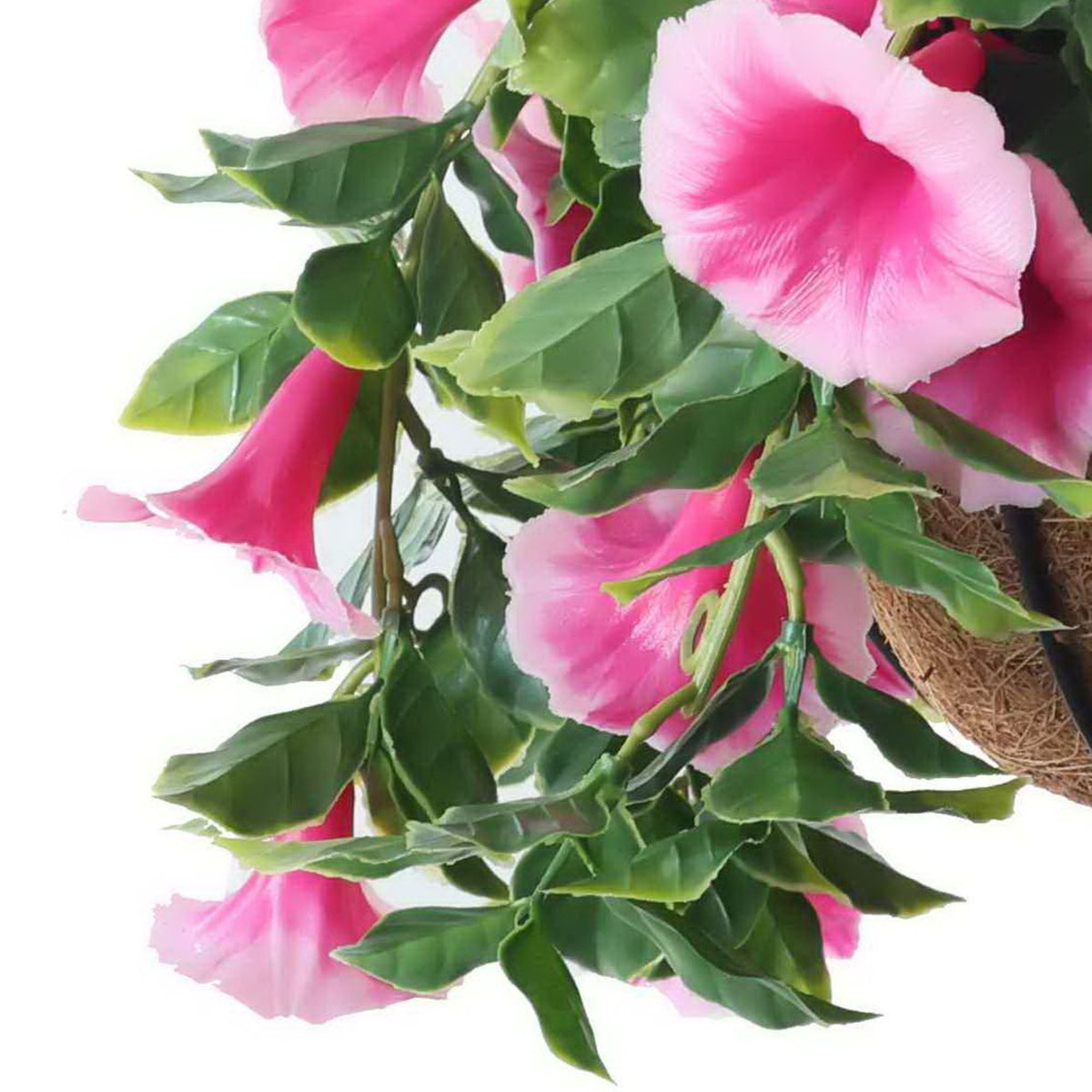 Artificial Petunia Hanging Basket UV Resistant 28cm - Designer Vertical Gardens artificial hanging ferns Flowering plants