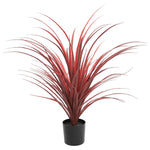 Burgundy Potted Artificial Long Grass (Yucca Grass) 75cm UV Resistant - Designer Vertical Gardens Artificial Shrubs and Small plants Dracena & Artificial Yucca