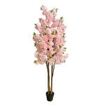 Flowering Artificial 180cm Pink Cherry Blossom Tree - Designer Vertical Gardens Artificial tree Artificial Trees