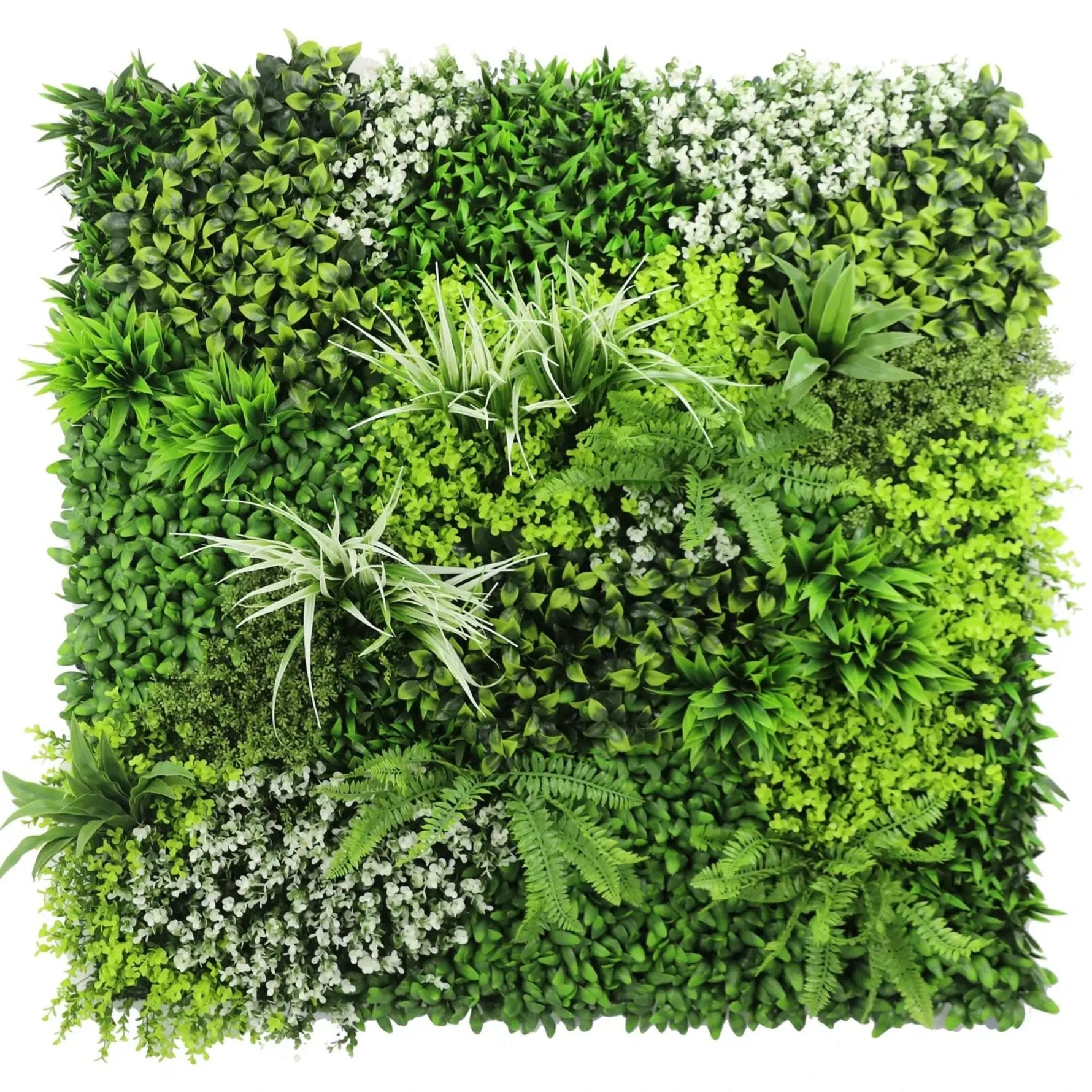 Forest Floor Artificial Vertical Garden / Green Wall Panel 1m x 1m UV Resistant - Designer Vertical Gardens artificial green wall australia artificial green wall installation