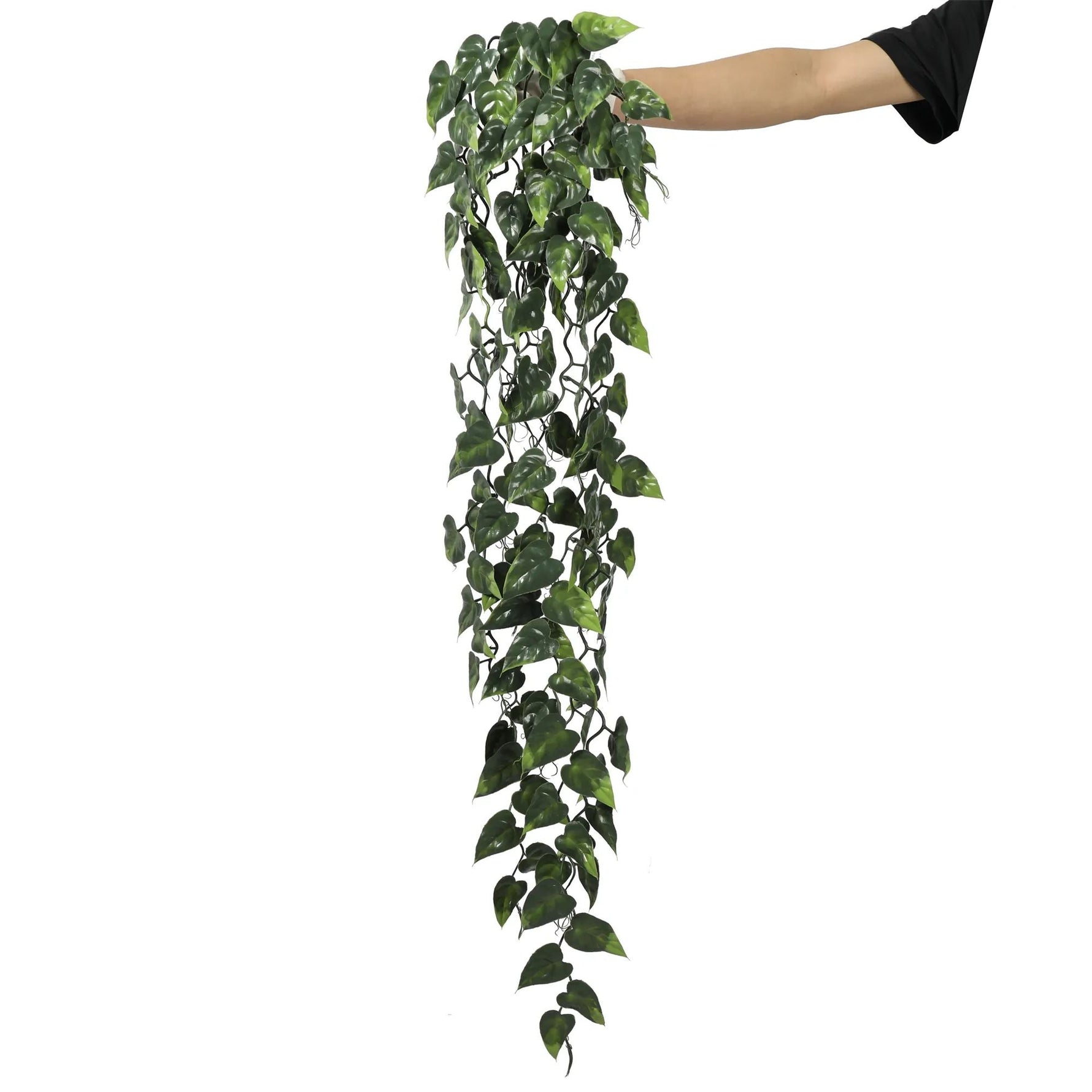 Hanging Artificial Pothos / Philodendron Plant UV Resistant 105cm - Designer Vertical Gardens Artificial ivy garland fake plant stem