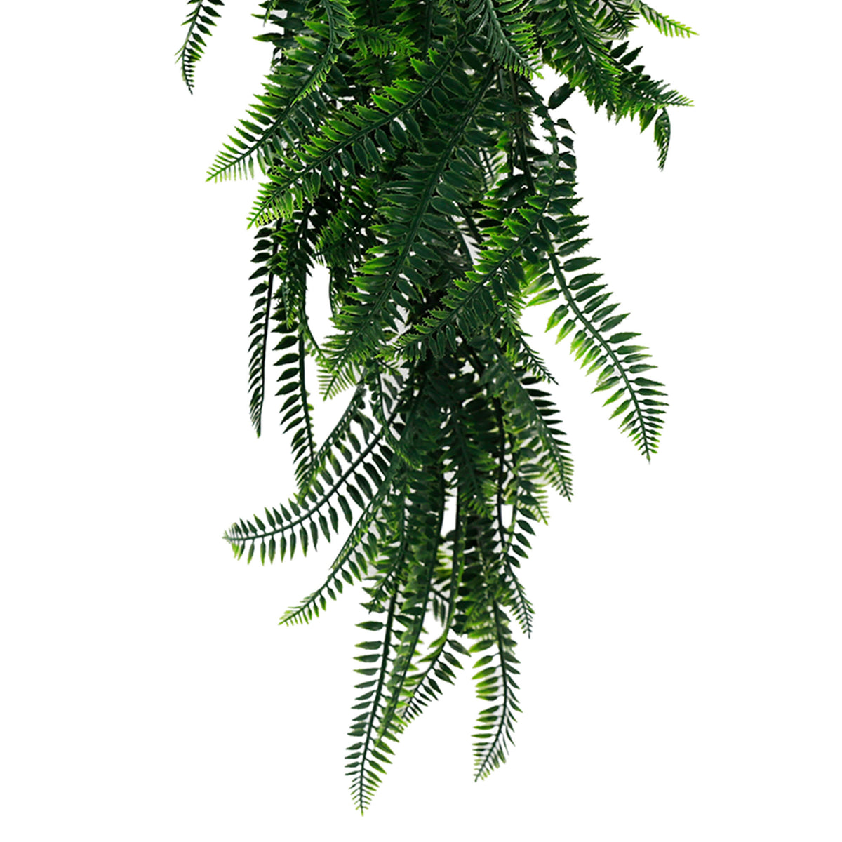 Lush Green Bracken Fern Cascade – Outdoor - Friendly 85cm - Designer Vertical Gardens artificial hanging ferns hanging fern