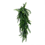 Lush Green Bracken Fern Cascade – Outdoor - Friendly 85cm - Designer Vertical Gardens artificial hanging ferns hanging fern