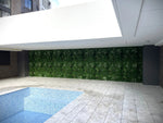 Luxury Vista Green Artificial Vertical Garden / Fake Green Wall 100cm x 100cm UV Resistant - Designer Vertical Gardens artificial garden wall artificial garden wall plants