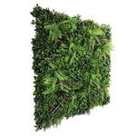 Verdant Fern Artificial Vertical Garden / Green Wall Panel 1m x 1m UV Resistant - Designer Vertical Gardens artificial vertical garden melbourne artificial vertical garden plants