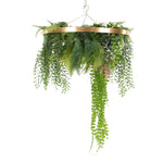 Imitation Gold Artificial Hanging Green Wall Disc 60cm (Limited Range)