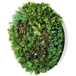 150cm Tropical Green Artificial Vertical Garden Disc - Designer Vertical Gardens artificial garden wall plants artificial green wall australia