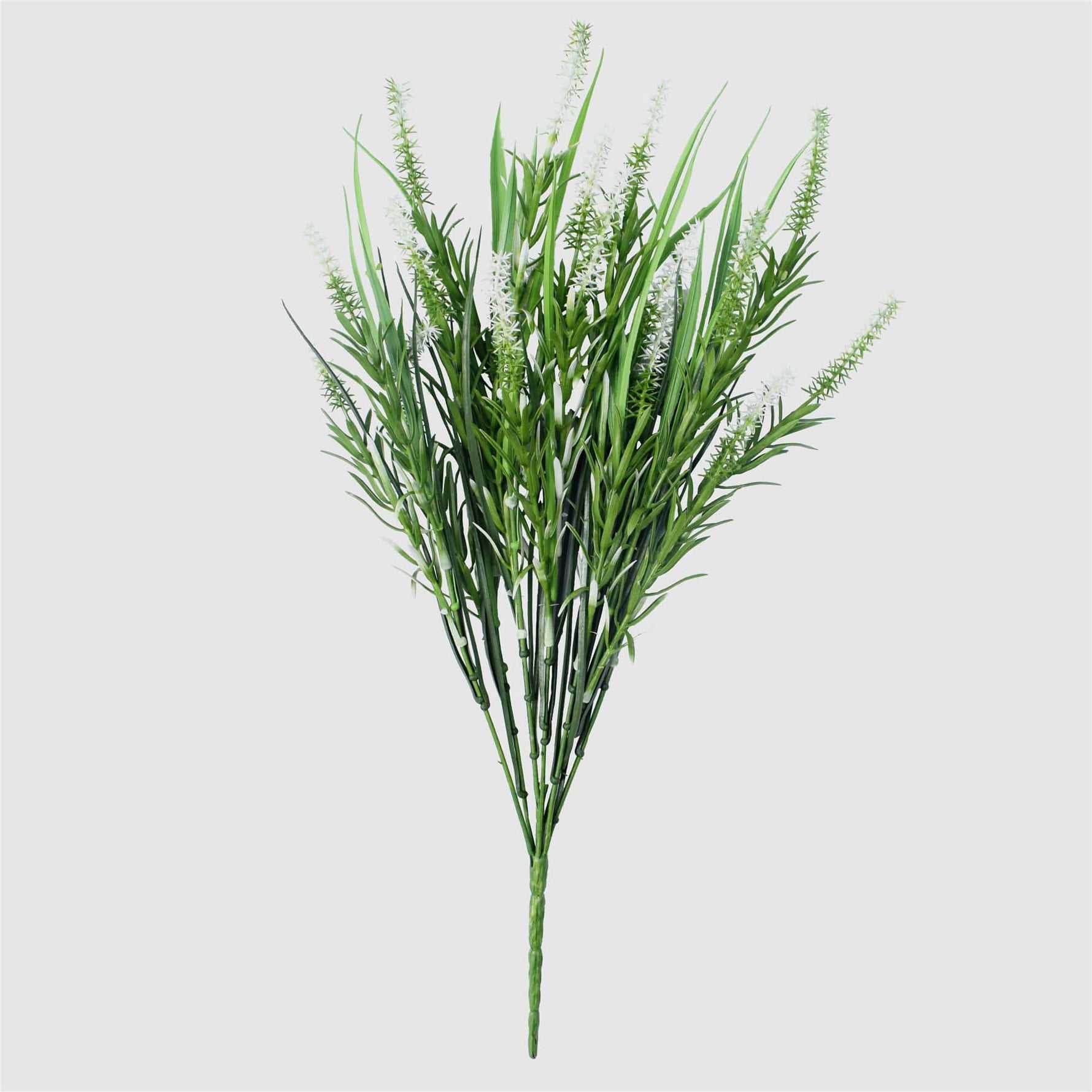 5 Pack Long Stem White Lavender 50cm UV Resistant Wall Plant - Designer Vertical Gardens artificial garden wall plants artificial green wall installation