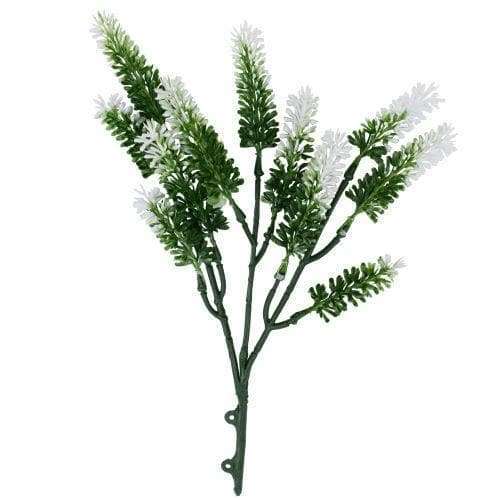 5-packs Artificial Small White Lavender UV Resistant 26cm - Designer Vertical Gardens artificial garden wall plants artificial green wall australia