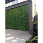 Light English Artificial Boxwood Hedge Panel / Fake Green Wall 1m x 1m UV Resistant - Designer Vertical Gardens artificial garden wall plants artificial green wall australia