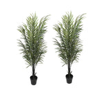 Artificial Areca Palm Black Trunks 190cm (2 Artificial Palm Set) - Designer Vertical Gardens artificial garden wall plants artificial green wall installation