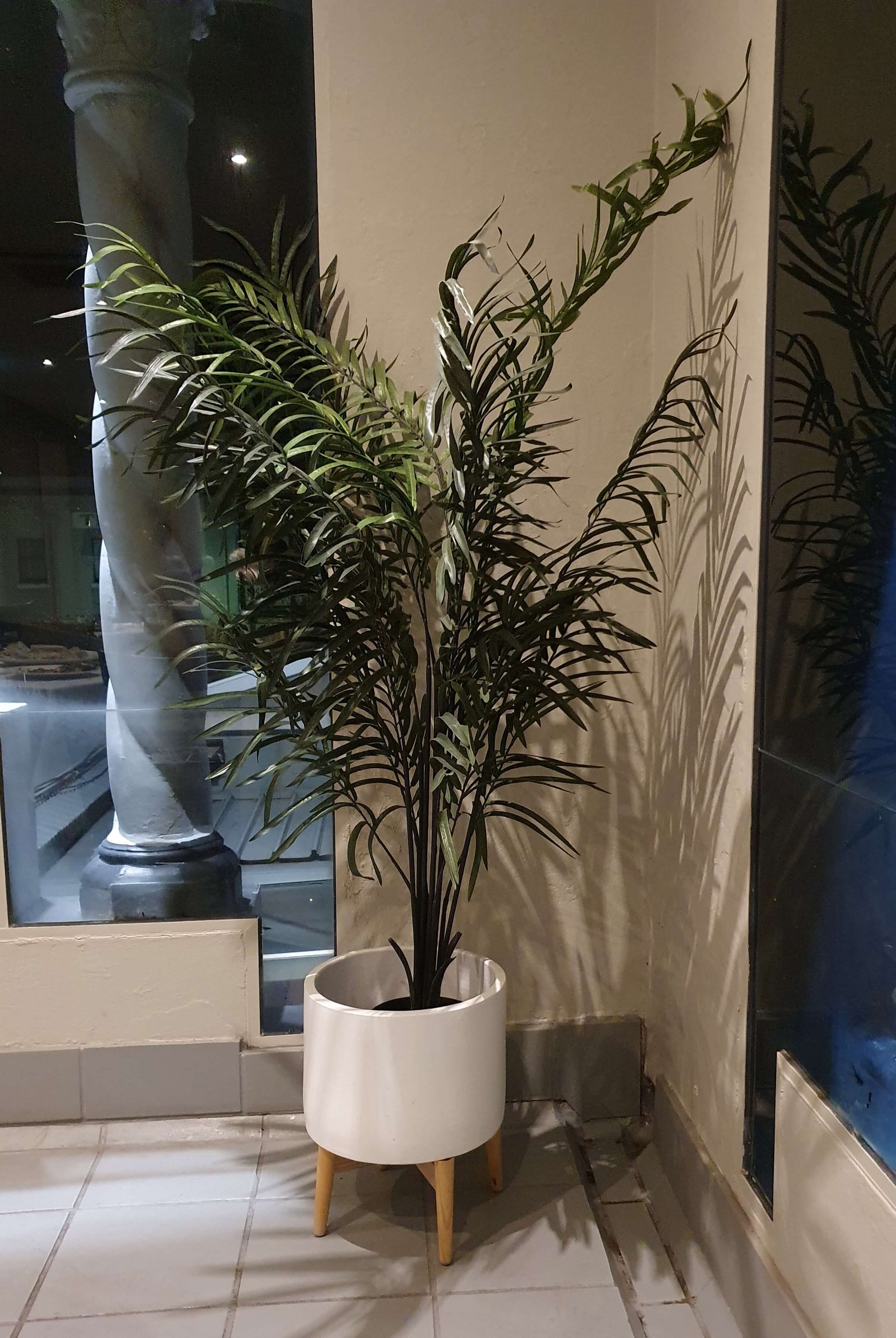 Artificial Areca Palm Black Trunks 190cm - Designer Vertical Gardens artificial garden wall plants artificial green wall installation