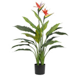 Artificial Bird of Paradise Plant 110cm - Designer Vertical Gardens artificial vertical garden plants Flowering plants