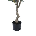 Artificial Bushy Variegated Ficus Tree (Rubber Tree) 120cm - Designer Vertical Gardens