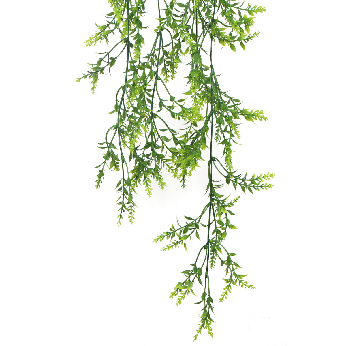 Artificial Dense Hanging Evergreen Plant (Two-Tone) 130cm - Designer Vertical Gardens fake plant stem garland