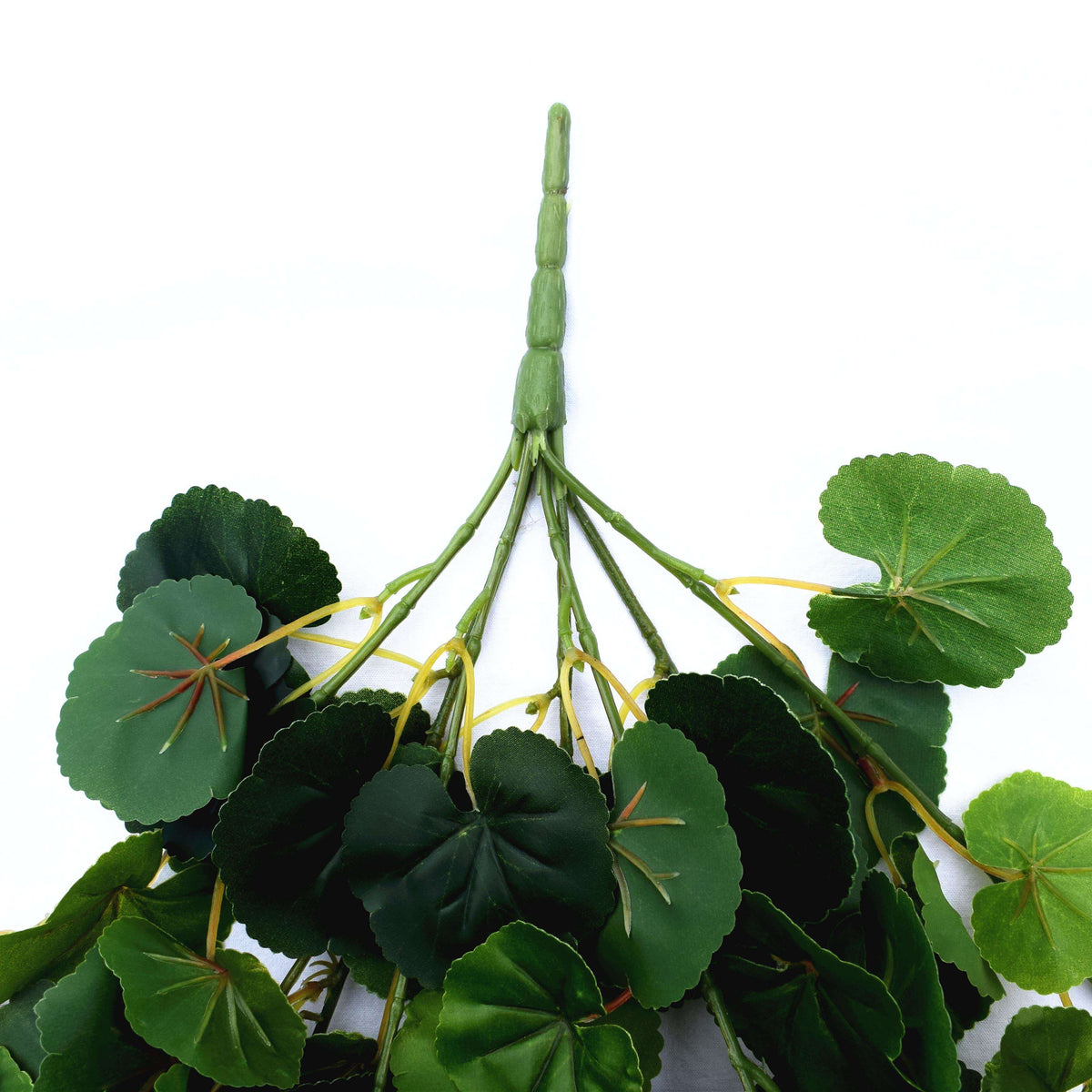 Artificial Geranium Hanging Bush with Red Flowers 60cm - Designer Vertical Gardens