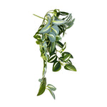 Artificial Hanging / Draping Tradescantia Zebrina 42cm - Designer Vertical Gardens artificial hanging basket artificial hanging fern plant