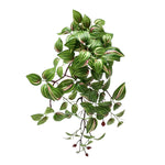 Artificial Hanging / Draping Wandering Jew 42cm - Designer Vertical Gardens artificial hanging basket artificial hanging ferns