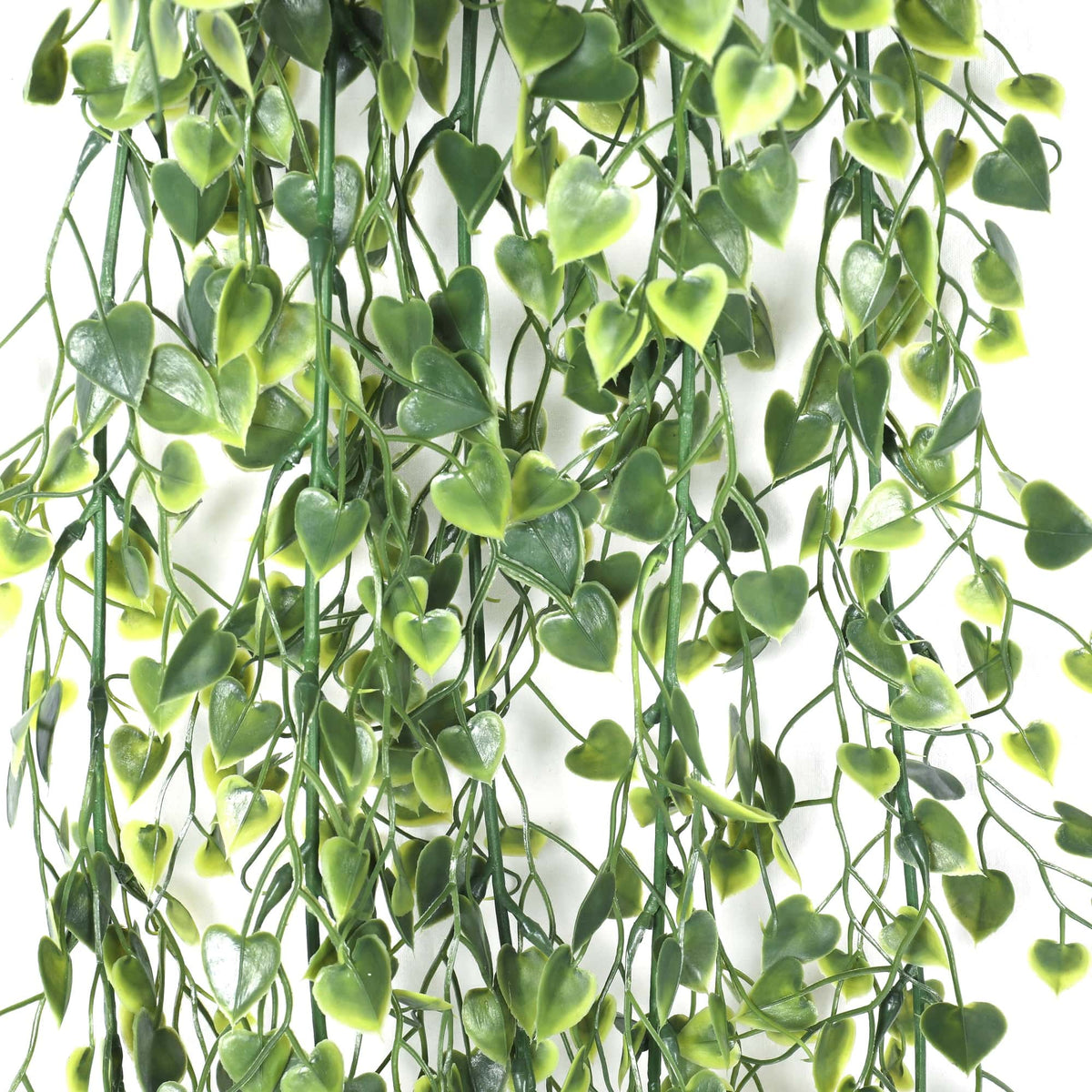 Artificial Hanging Plant (Heart Leaf) UV Resistant 90cm - Designer Vertical Gardens artificial green wall australia artificial vertical garden plants