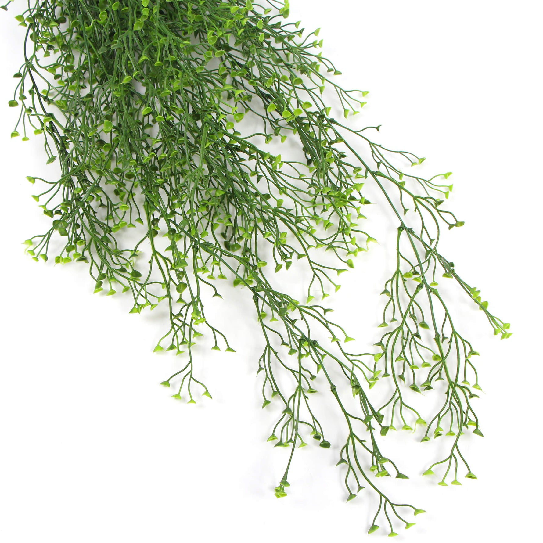 Artificial Hanging Plant (Natural Green) UV Resistant 90cm - Designer Vertical Gardens hanging fern hanging garland