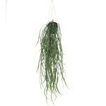 Artificial Hanging Potted Plant (Willow Leaf) 66cm UV Resistant - Designer Vertical Gardens hanging garland