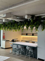 Artificial Nearly Natural Artificial Hanging Ivy Bush 90cm - Designer Vertical Gardens fake plant stem garland