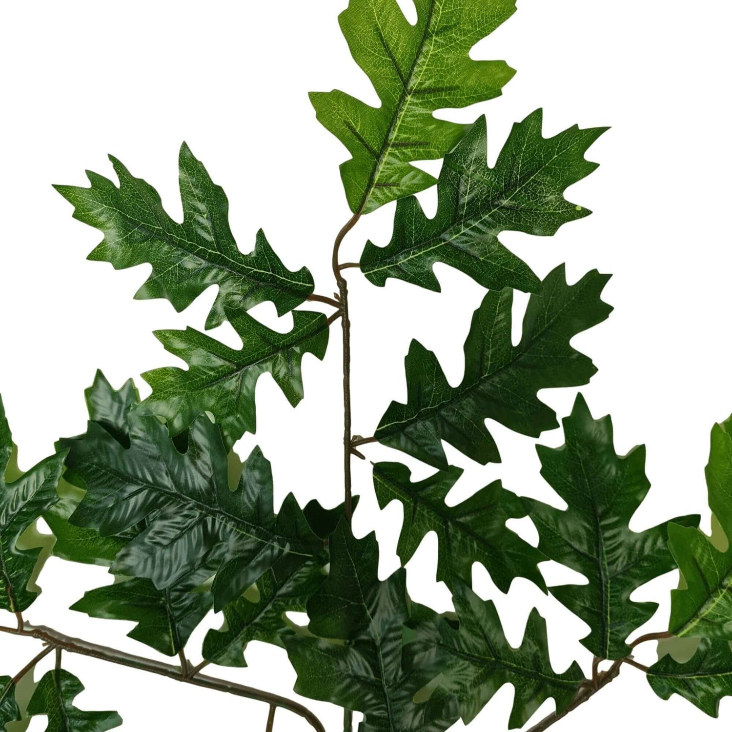 Artificial Oak Leaves (Faux Plant Leaves) 63cm - Designer Vertical Gardens fake plant stem Stems / Ferns