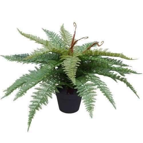 Artificial Potted Fishtail Fern 55cm - Designer Vertical Gardens artificial vertical garden plants artificial vertical garden wall