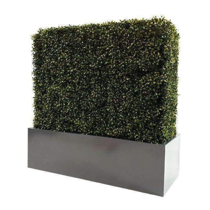 Black Metal Planter Medium - Designer Vertical Gardens artificial green wall sydney artificial vertical garden melbourne