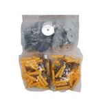 Bulk Screw, Washer & Plug Kit (Timber, Drywall And Plaster) 100 Pack - Designer Vertical Gardens Installation Equipment