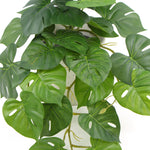 Decorative Ceramic Bowl Potted Artificial Monstera Plant 30cm - Designer Vertical Gardens Artificial Shrubs and Small plants