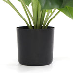 Dense Potted Artificial Split Philodendron Plant With Real Touch Leaves 50cm - Designer Vertical Gardens Artificial Shrubs and Small plants