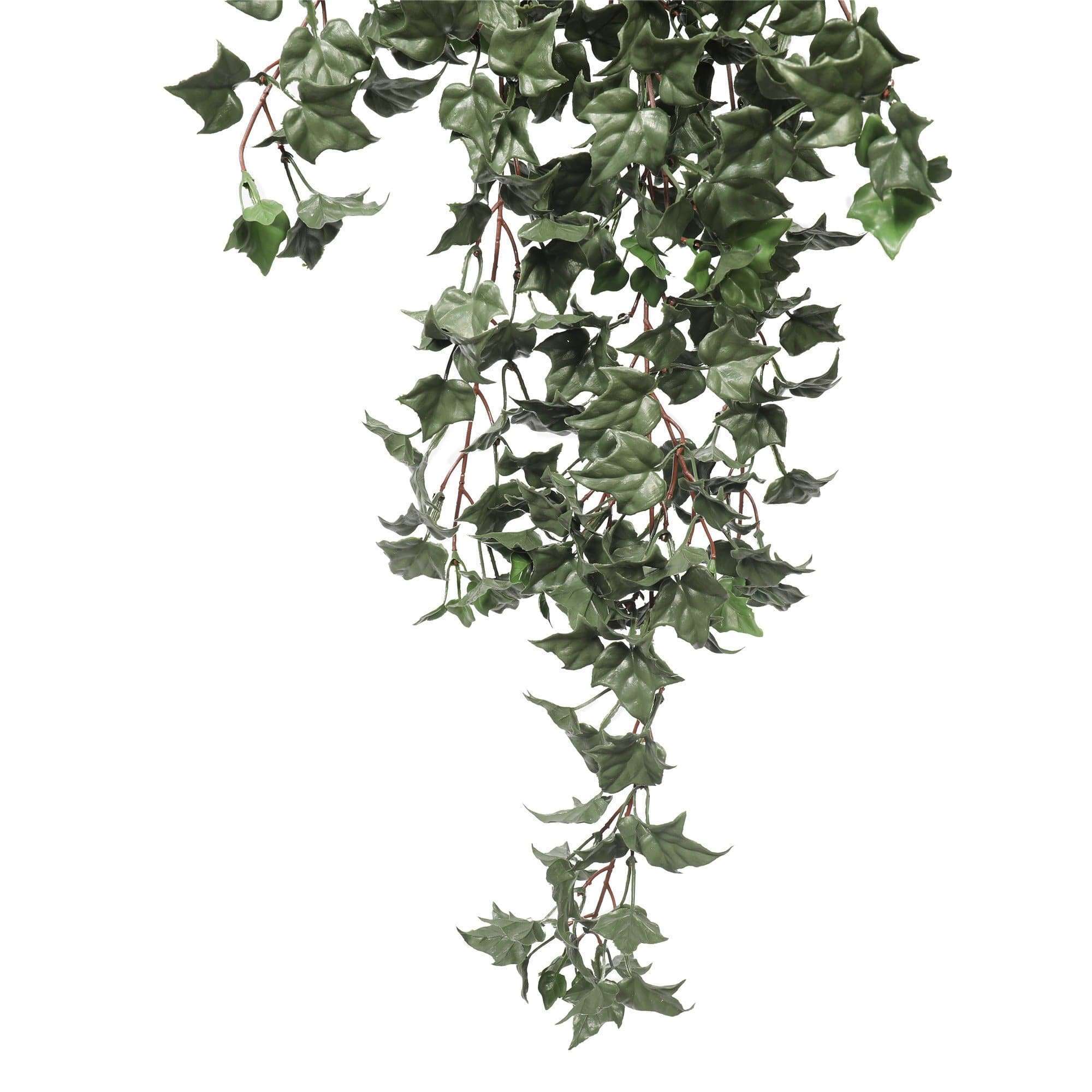 Hanging Fake Ivy Bush 80cm | Dark Green Fake English Ivy – Designer ...