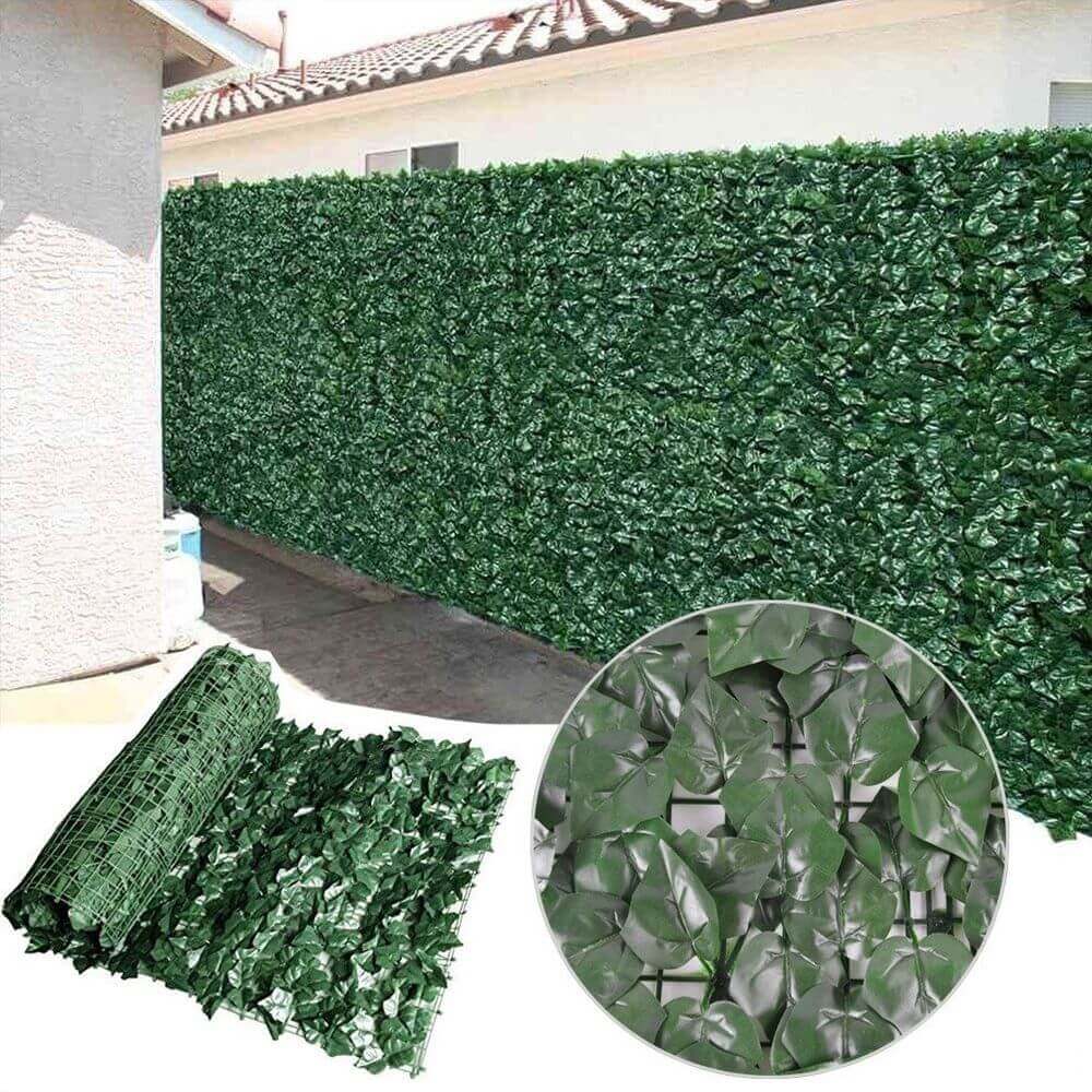 Fake Ivy Roll 3m x 1m – Instant Artificial Hedge Panel Ivy Roll - Designer Vertical Gardens artificial garden wall plants artificial green wall australia