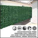 Fake Ivy Roll Artificial Hedge Panel Roll with Shade Cloth Backing 3m x 1m for Instant privacy - Designer Vertical Gardens artificial garden wall plants artificial green wall australia