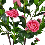 Flowering Natural Pink Artificial Camellia Tree 100cm - Designer Vertical Gardens Flowering plants vertical garden artificial plants