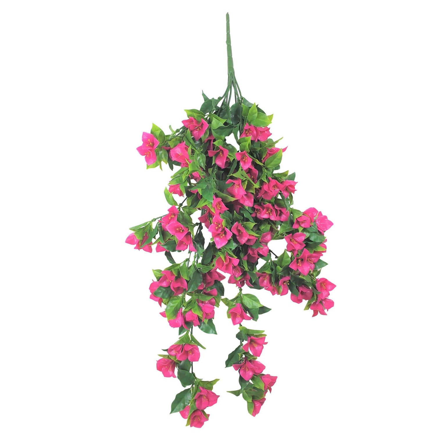 Hanging Artificial Bougainvillea Plant (Pink / Lilac) UV Resistant 90cm - Designer Vertical Gardens artificial garden wall plants artificial green wall australia