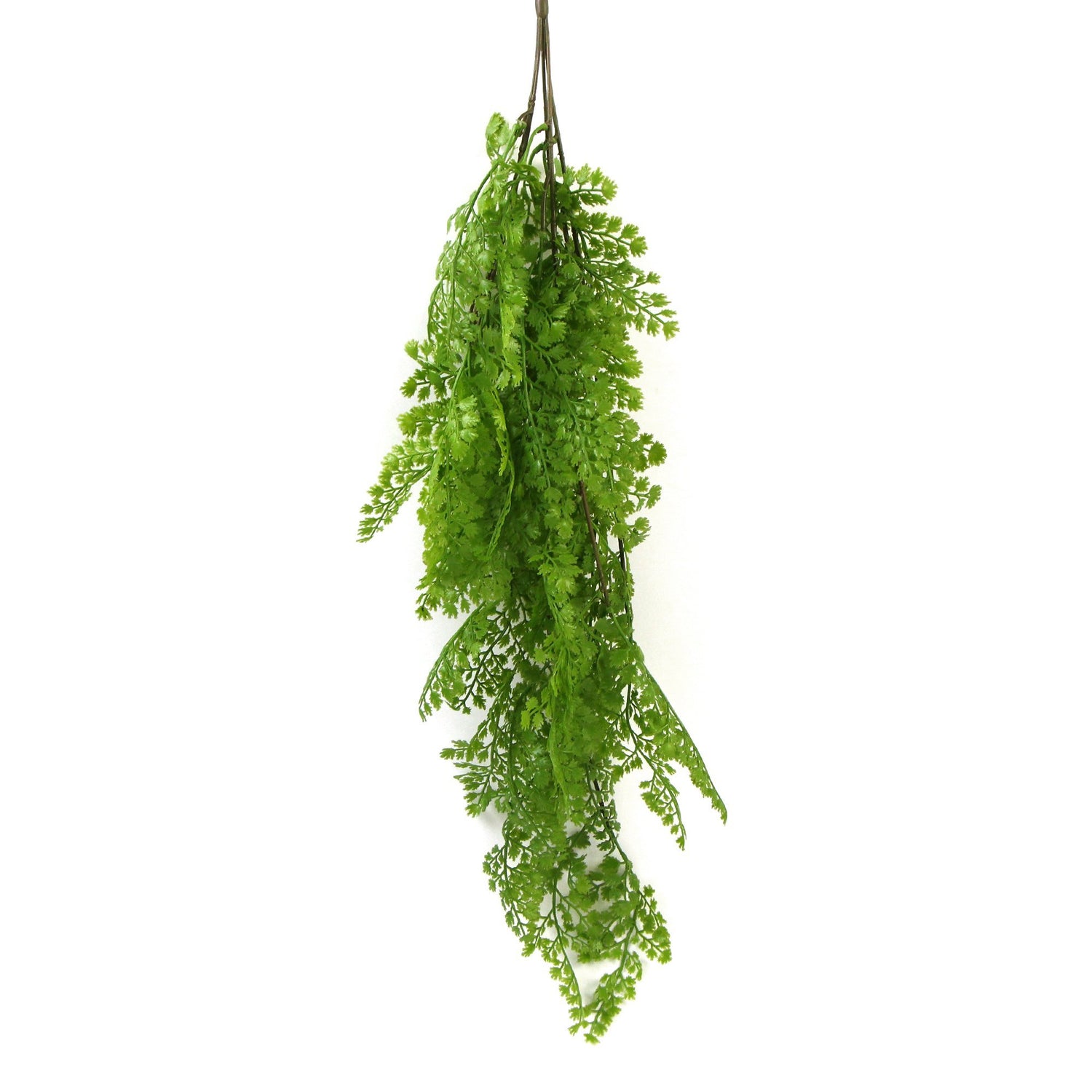 Hanging Native Green Dense Maiden Hair Fern Bush UV Resistant 80cm - Designer Vertical Gardens artificial vertical garden wall hanging fern