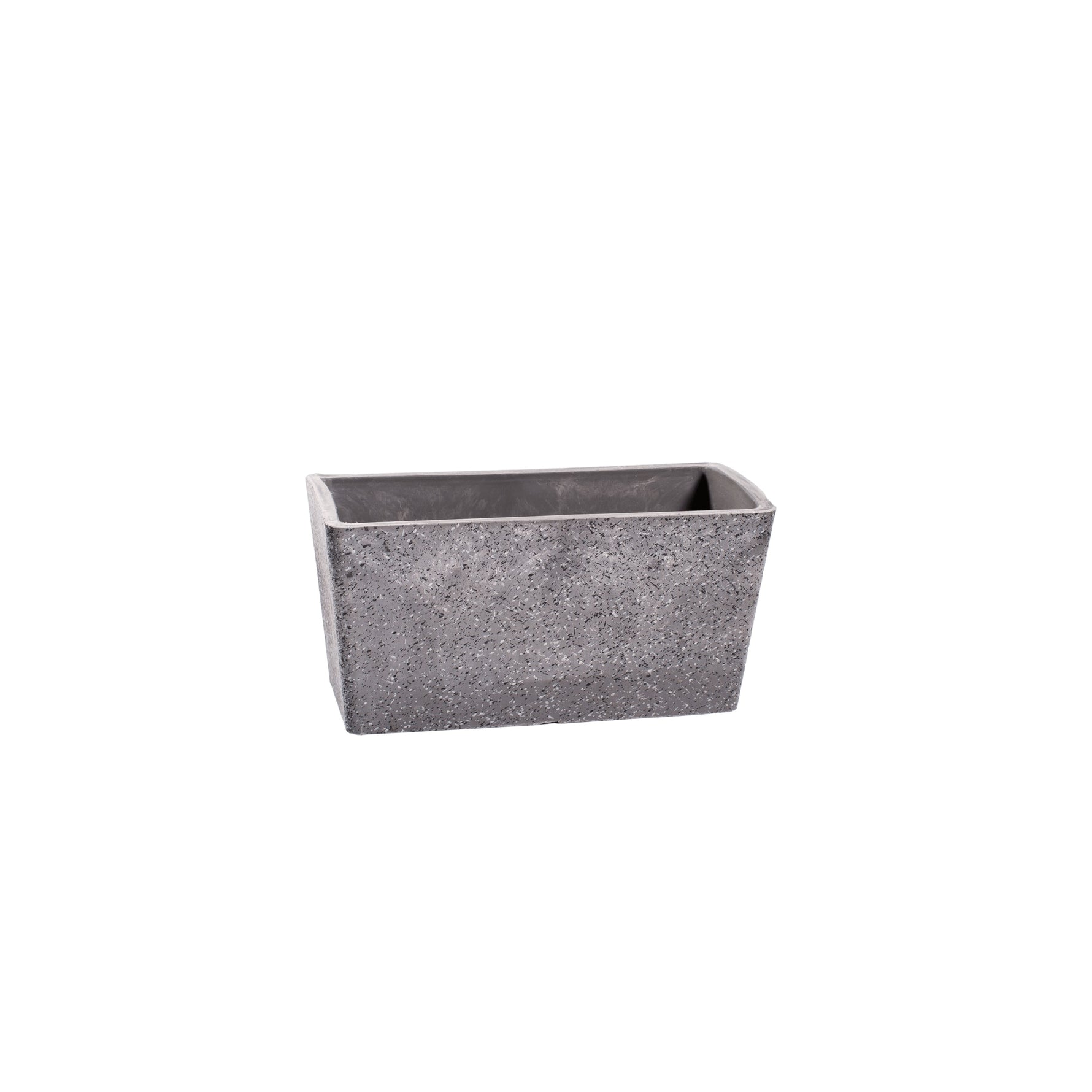 Imitation Stone Grey Rectangle Planter 27cm - Designer Vertical Gardens Pots