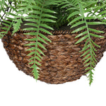 Large Artificial Hanging Basket (Fern Hanging Basket) - Designer Vertical Gardens hanging fern