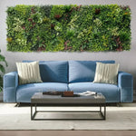 Luxury Triptych Vertical Garden / Living Wall Set 3 Of Pieces 1m X 1m (3 SQM Set) UV Resistant - Designer Vertical Gardens artificial green wall australia artificial green wall installation