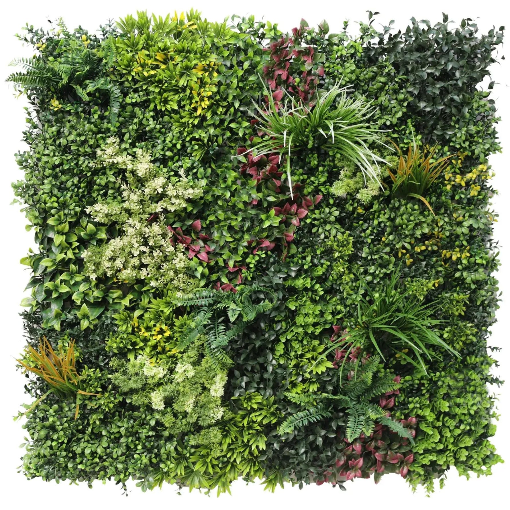 Luxury Triptych Vertical Garden / Living Wall Set 3 Of Pieces 1m X 1m (3 SQM Set) UV Resistant - Designer Vertical Gardens artificial green wall australia artificial green wall installation