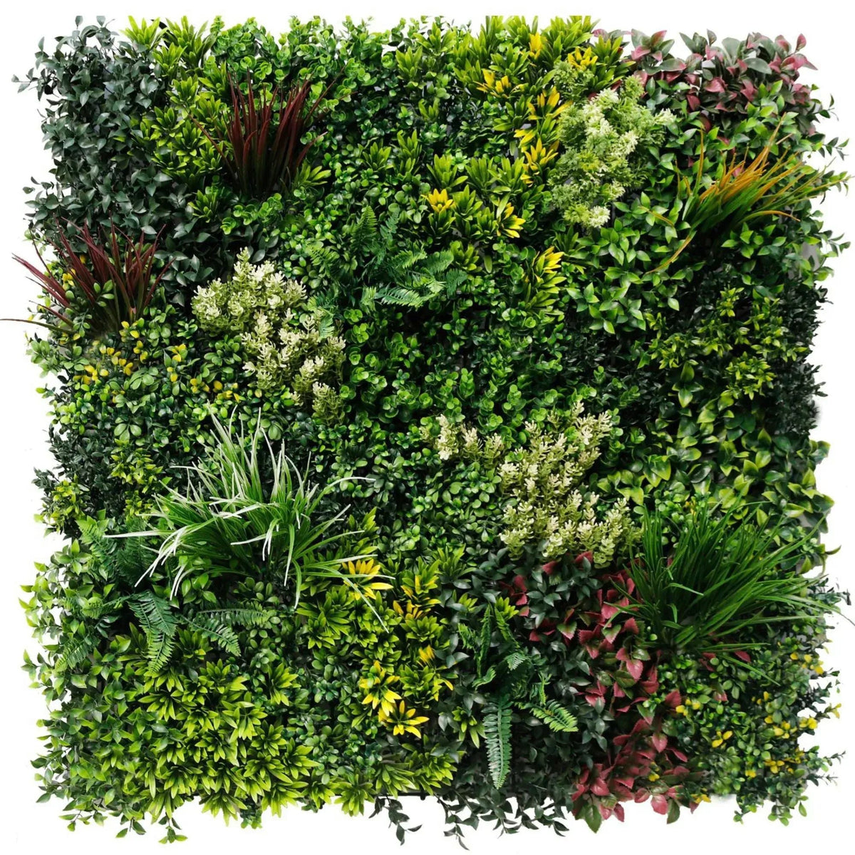 Luxury Triptych Vertical Garden / Living Wall Set 3 Of Pieces 1m X 1m (3 SQM Set) UV Resistant - Designer Vertical Gardens artificial green wall australia artificial green wall installation