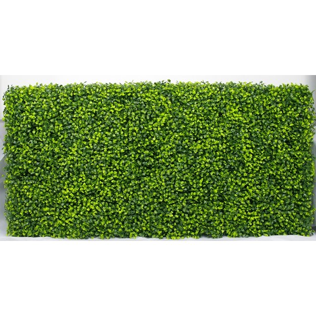 Mixed English Boxwood Artificial Hedge UV Resistant 1m long x 50cm - Designer Vertical Gardens artificial garden wall plants artificial green wall australia