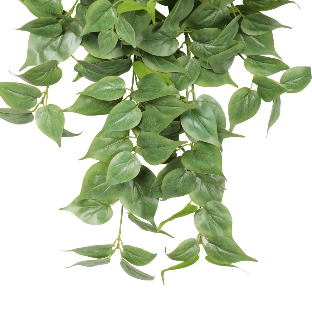 Nearly Natural Artificial Philodendron Hanging Bush 75cm - Designer Vertical Gardens hanging fern hanging garland